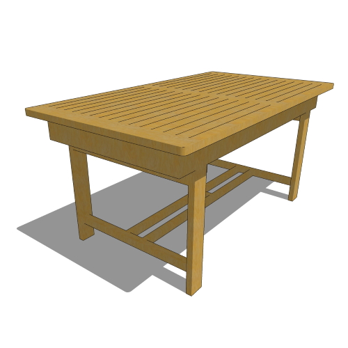 Core Rectangular Double End Extension Table (#075)
