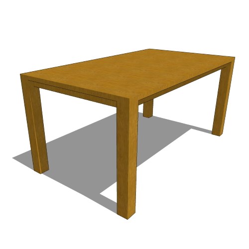 Core Teak Rectangular Table (#108)