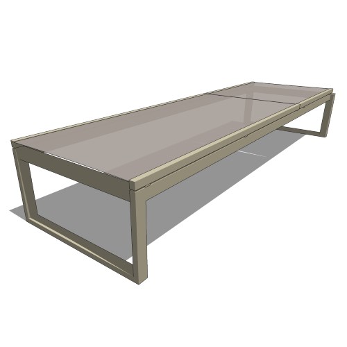 Core Aluminum and Sling Linked Leg Chaise Lounge (#830)