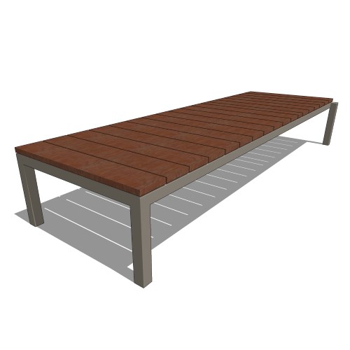 Core Stacking Aluminum and Polywood Chaise Lounge (#840)