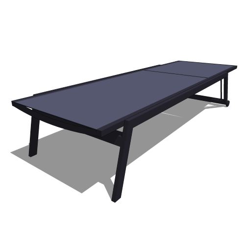Core Stacking Aluminum and Sling Chaise Lounge (#841)
