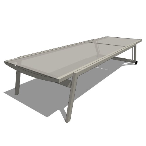 Core Stacking Aluminum and Sling Chaise Lounge (#842)