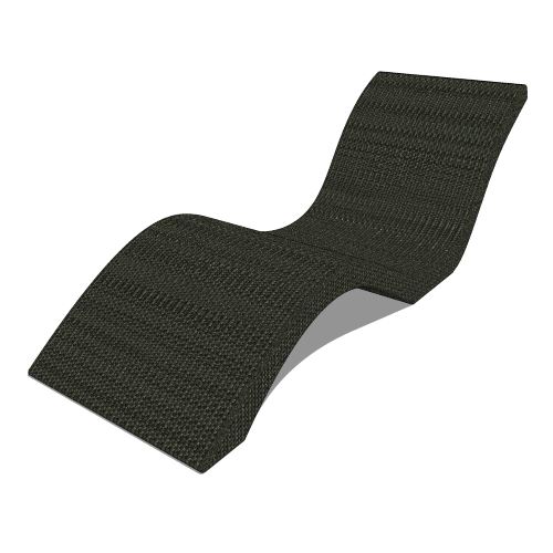 Core Polyrattan and Aluminum Submersible Chaise Lounge (#888)
