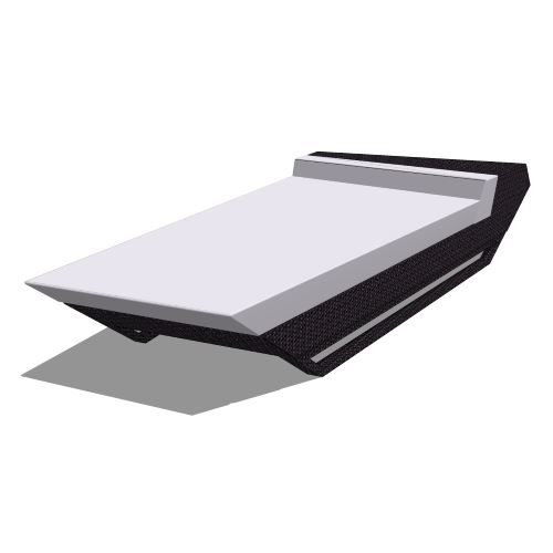 Core Polyrattan and Aluminum Submersible Static Lounge (#894)