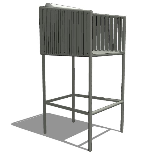 Core Aluminum and Rope Bar Stool (#200)