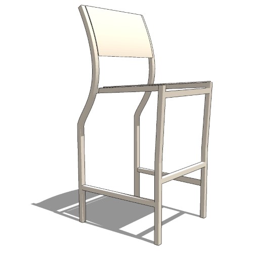 Core Aluminum and Sling Bar Stool (#204)