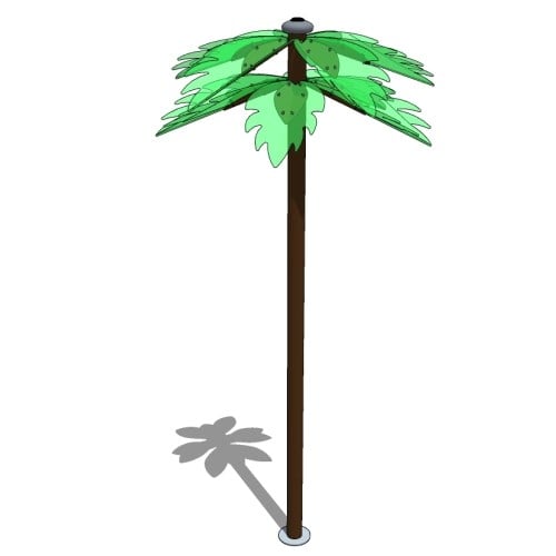 Freestanding Play Features: Poly Palm