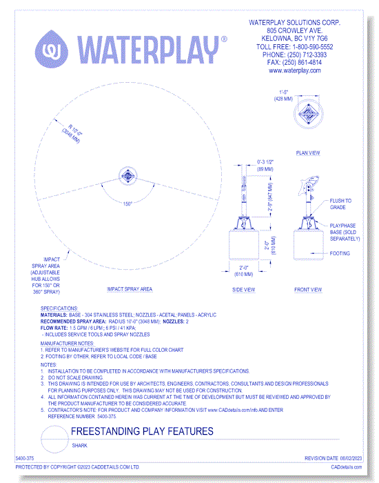 Freestanding Play Features: Shark