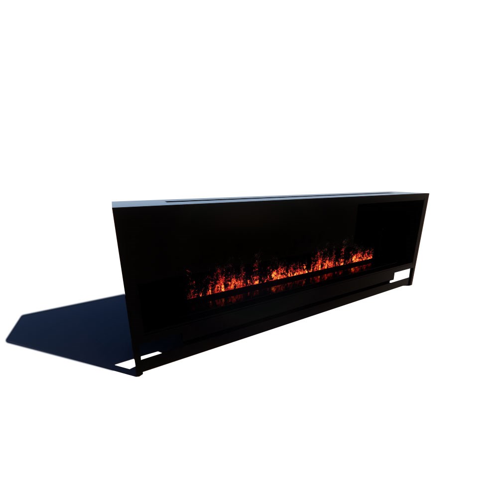 96” Single Sided Vapor Fireplace