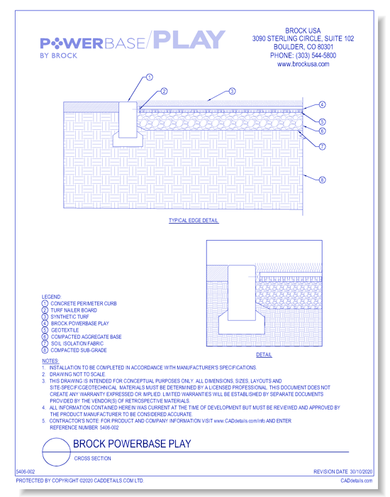 Brock PowerBase PLAY: Cross Section