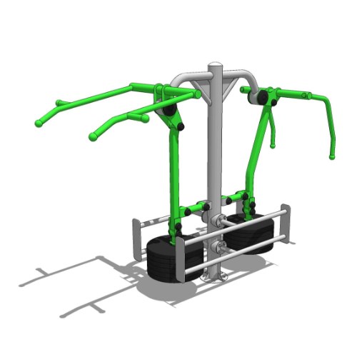 ExoFit: Wheelchair Accessible Chest / Lat Combo