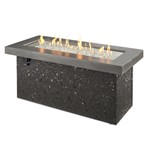 View Grey Key Largo Linear Gas Fire Pit Table