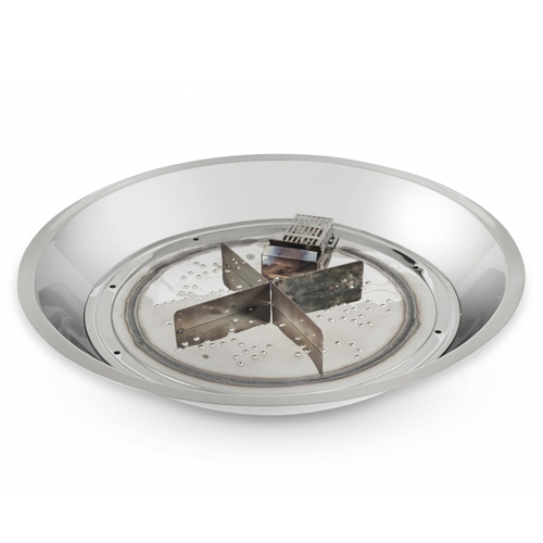 CAD Drawings The Outdoor GreatRoom Company Round Crystal Fire Plus Gas Burner For Commercial Or Residential Applications