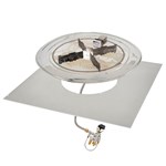 View Square Crystal Fire Plus Gas Burner Insert and Plate Kit For Commercial Or Residential Applications