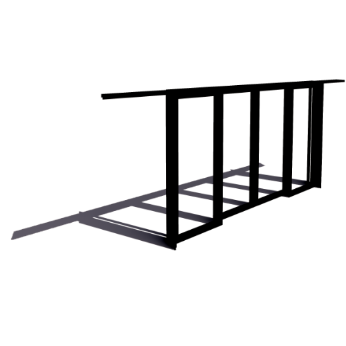 Slider Steel Door: Architectural Bi-Part