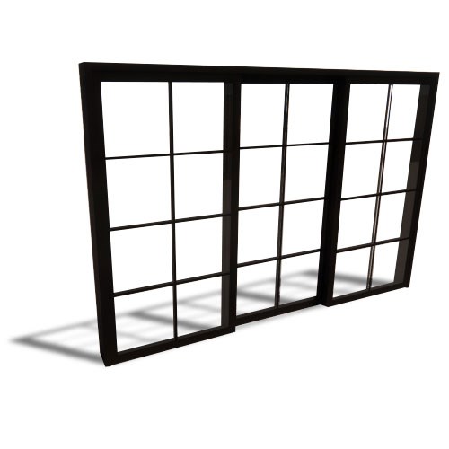 Slider Steel Door, Three Panel