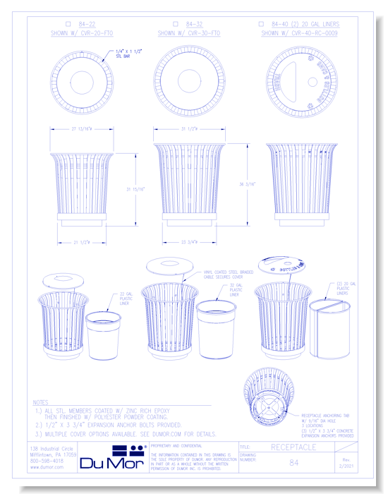 Receptacle 84
