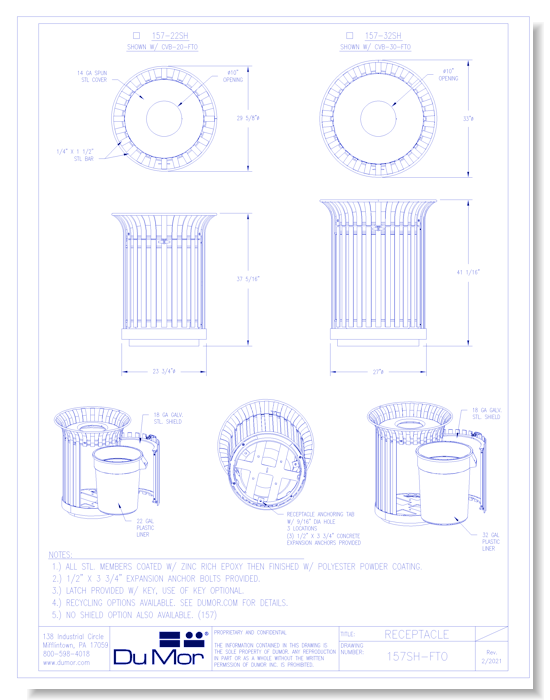 Receptacle 1575SH