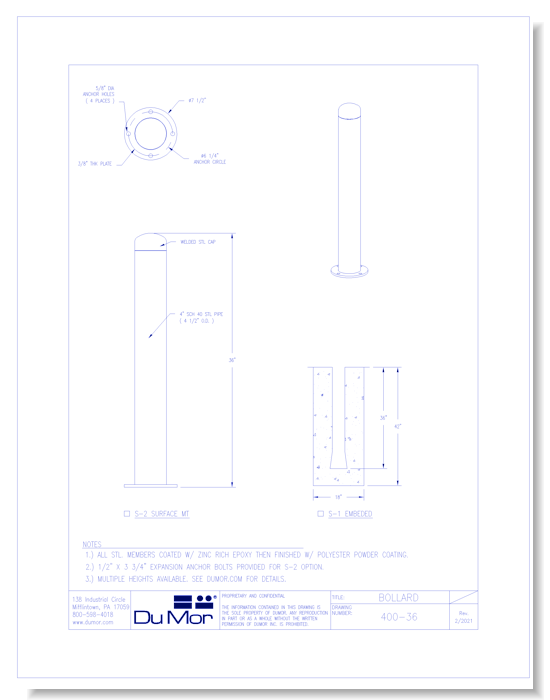 Bollard 400-36