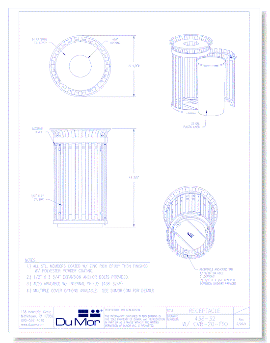 Receptacle 438