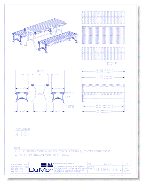 Table 443 Series