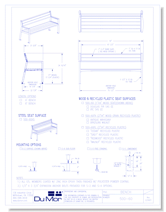 Bench 500