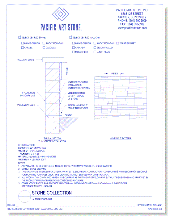 Altera Honed Cut