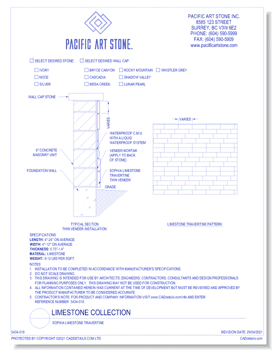 Sophia Limestone Travertine