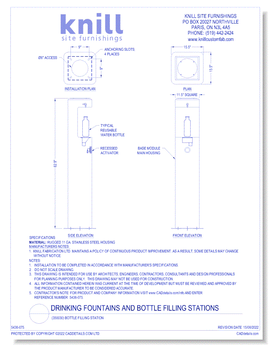 (350030) Bottle Filling Station