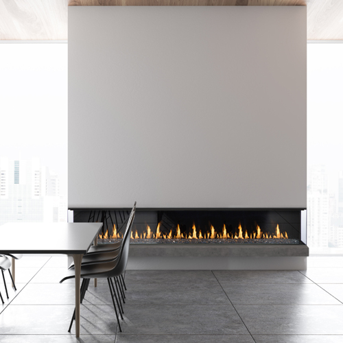CAD Drawings BIM Models Montigo Fireplaces Custom 7' Bay - PRODIGY Series (PCPR7) Light Commercial Gas Fireplace