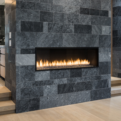 CAD Drawings BIM Models Montigo Fireplaces 4' Single Sided - EXEMPLAR Series (R420) Luxury Residential Gas Fireplace