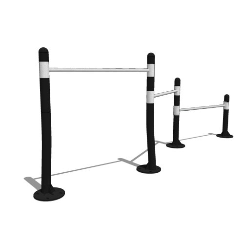 Fitness Equipment: Push Up Bars Triple