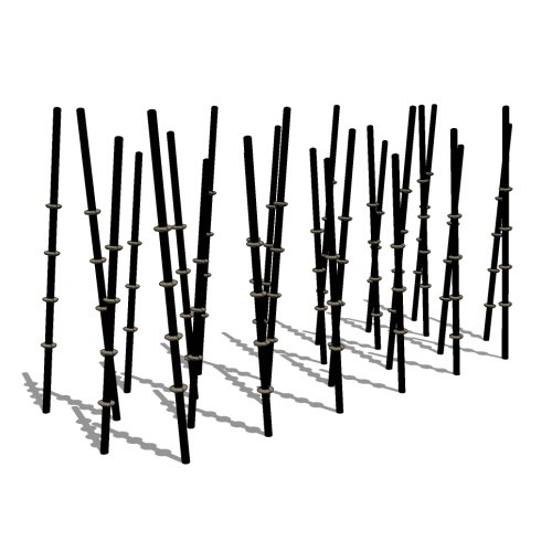 Bamboo Jungle: 26 Posts Linear