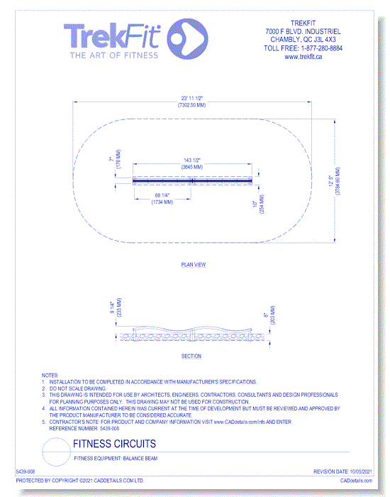 Fitness Equipment: Balance Beam