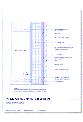 Brick Lath-Sheet: 24 - Plan View - Insulation