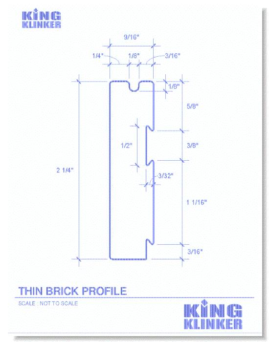 Brick Lath-Sheet: 37 - Thin Brick Profile