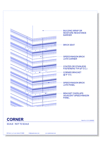 Brick Lath-Sheet: 41 - Corner 