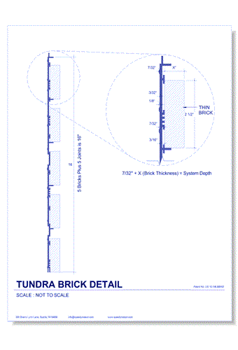 Brick Lath-Sheet: 48 - Tundra Brick Detail