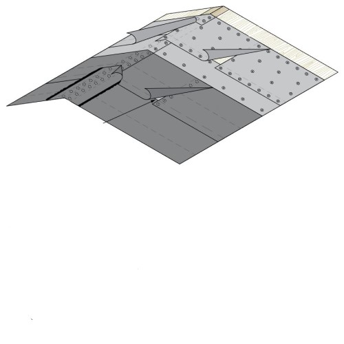 CAD Drawings BIM Models CertainTeed Commercial Roofing CT-29A Back Nailing - Nailable Substrates