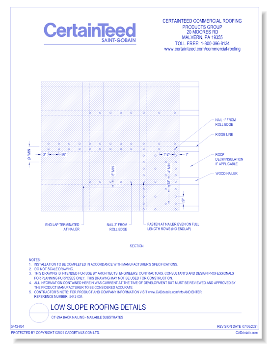 CT-29A Back Nailing - Nailable Substrates
