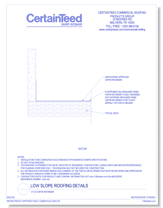 CT-30 Vapor Retarder