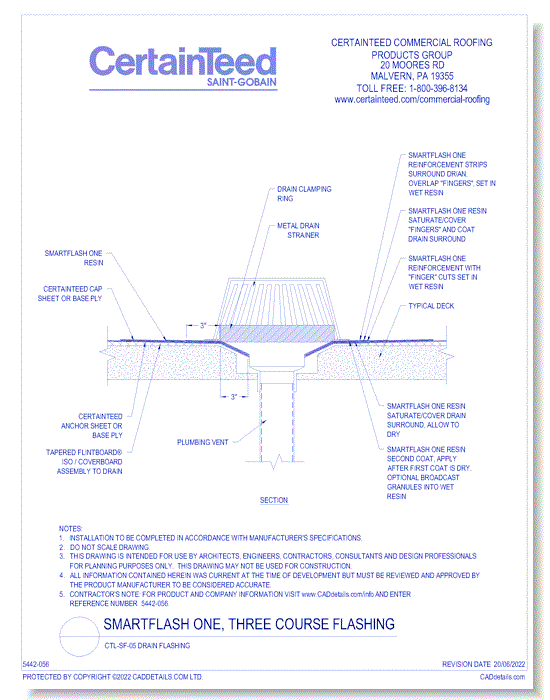 CTL-SF-05 Drain Flashing