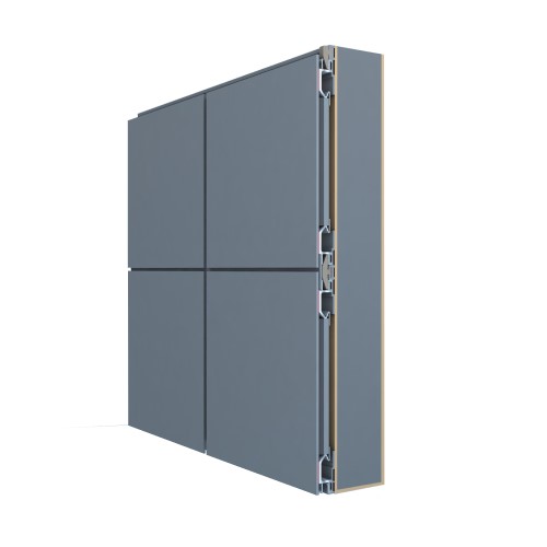 CAD Drawings Fairview Architectural North America Vitrabond FR (MCM / Aluminum Cladding Material): Arrowhead Flush Panel System