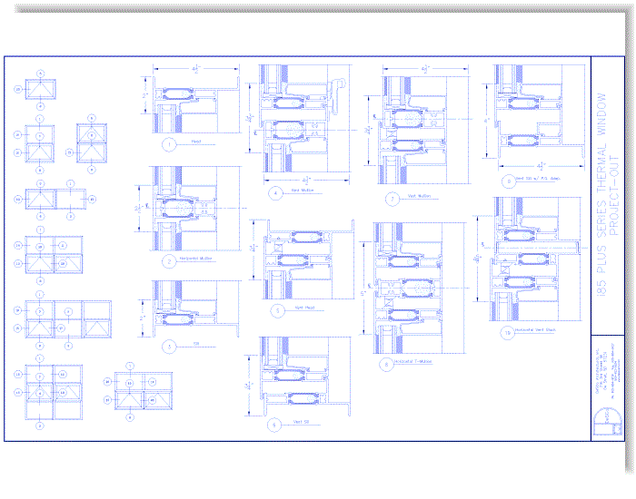 i85+ Series: Project-Out Windows