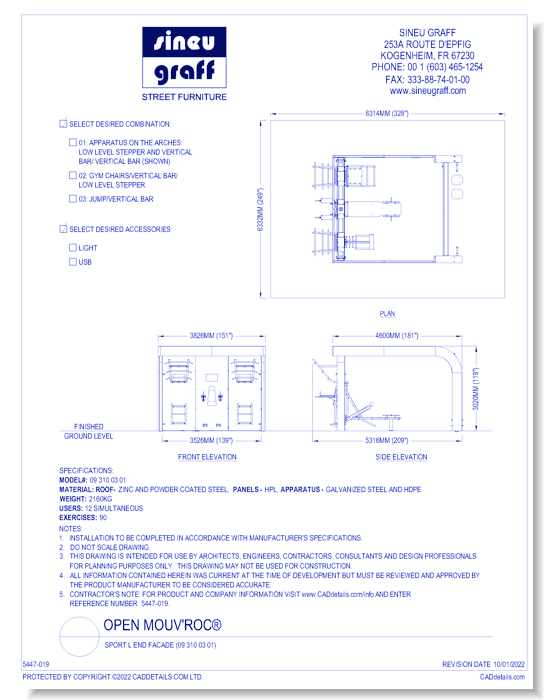Sport L End Facade (09 310 03 01)