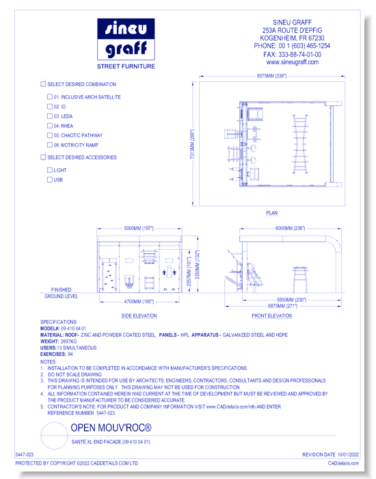 Santé XL End Facade (09 410 04 01)
