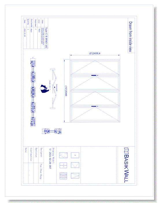 Bi-Fold Patio Door: 4 Panel (Model NF-2021-02-28-007)