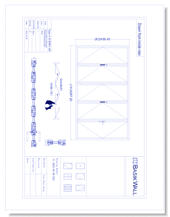 Bi-Fold Patio Door: 5 Panel (Model NF-2021-02-28-015)