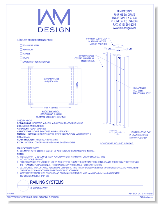 Railing Systems: Chameleon Post