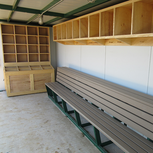 CAD Drawings Sportsfield Specialties, Inc. Natural Wood Storage Units